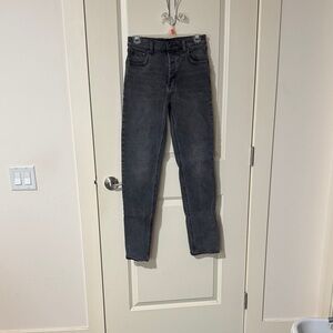 Denim Forum Women's Skinny Jeans in Washed Black